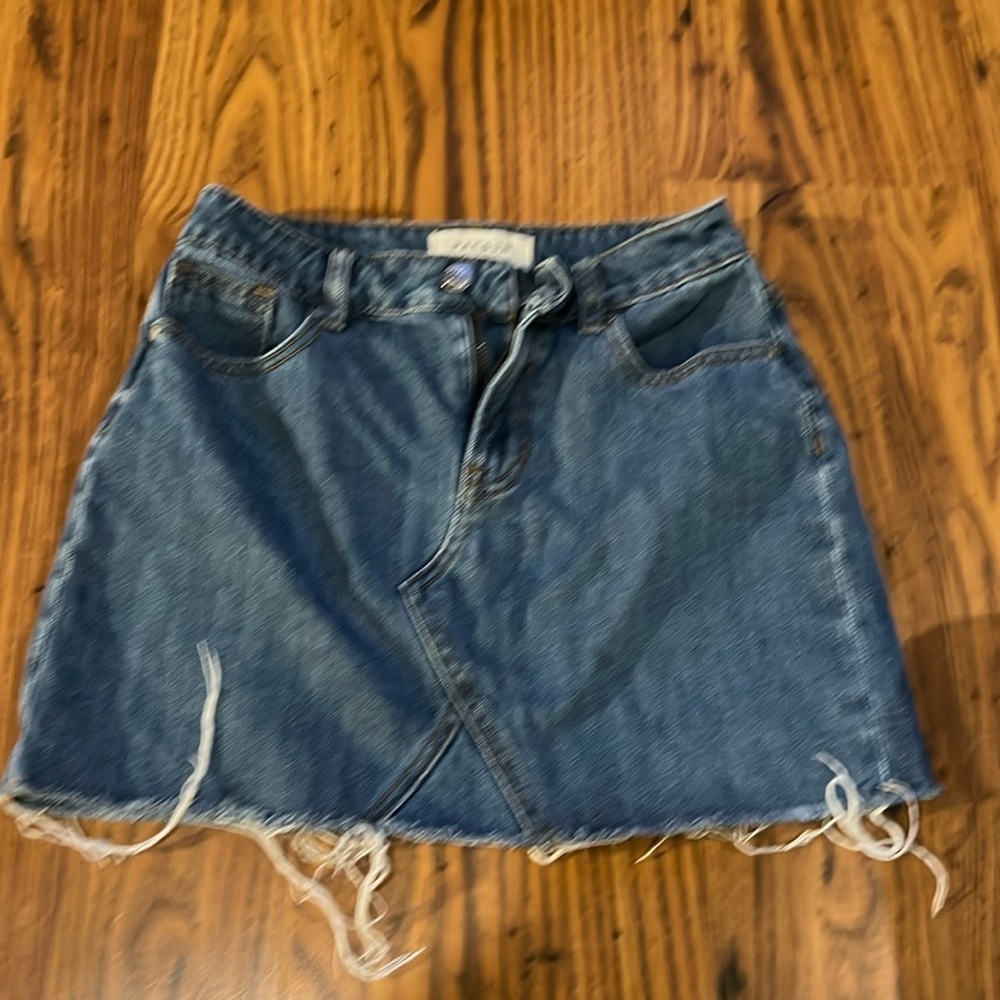 Pacsun denim mini skirt